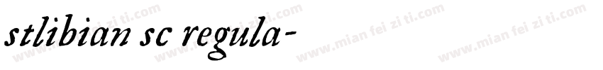 stlibian sc regula字体转换